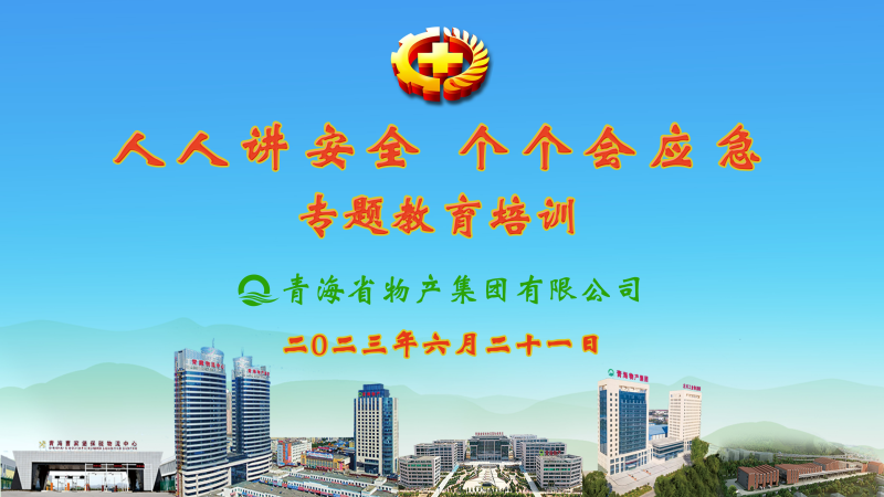 提高安全管理水平 落實(shí)全員安全責(zé)任&mdash;&mdash;集團(tuán)安委會舉辦2023年&ldquo;人人講安全，個個會應(yīng)急&rdquo;專題教育培訓(xùn)