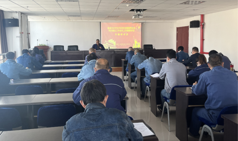 強根鑄魂顯擔(dān)當(dāng) 黨建引領(lǐng)促發(fā)展&mdash;&mdash;物產(chǎn)工投公司召開重溫習(xí)近平總書記在全國國有企業(yè)黨的建設(shè)工作會議上的重要講話精神專題研討會
