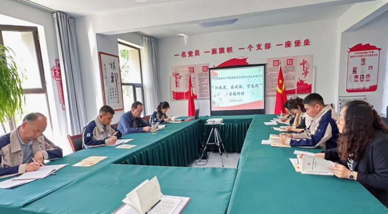 民爆公司黨支部開(kāi)展&ldquo;知敬畏、存戒懼、守底線&rdquo; 專(zhuān)題研討