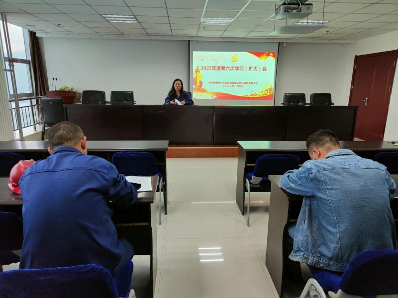持續(xù)推進作風建設 永葆廉潔政治本色&mdash;&mdash;物產(chǎn)工投公司紀委召開2022年第六次學習（擴大）會