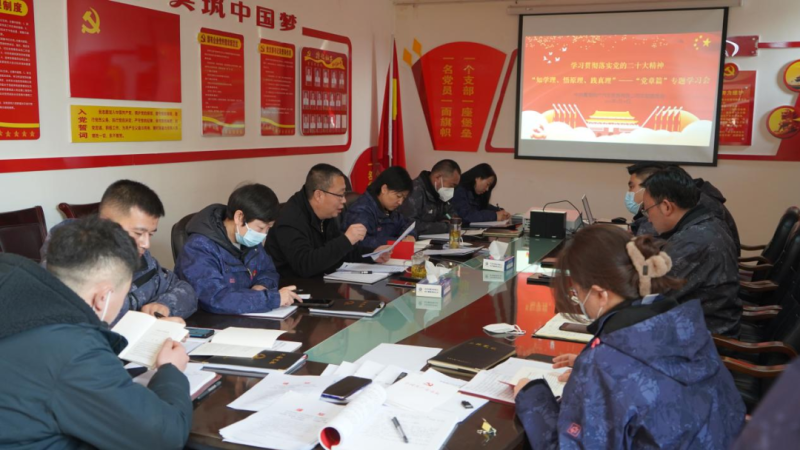 物產(chǎn)汽貿(mào)黨支部召開&ldquo;知學理、悟原理、踐真理&rdquo; &mdash;&mdash;黨章篇&rdquo;專題學習會