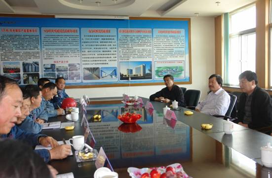 劉崇珩、馮志洪蒞臨青海物產(chǎn)北川工業(yè)物流園參觀