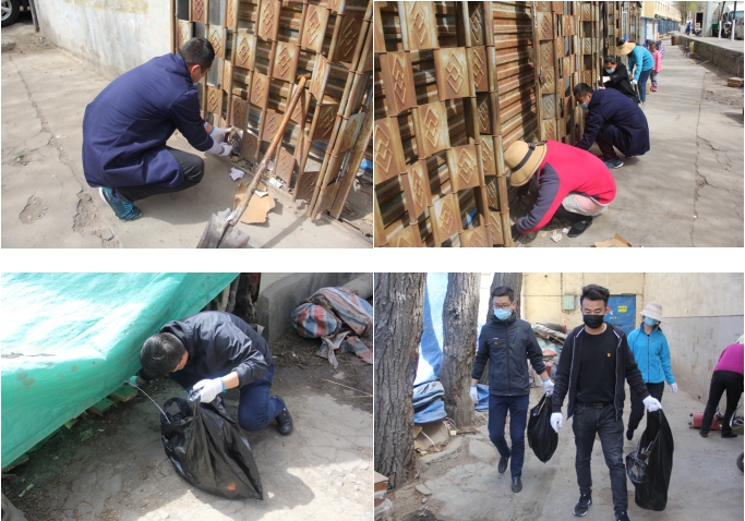 中共青海省第三建筑工程有限公司支部委員會開展&ldquo;黨旗領航，愛衛(wèi)同行&rdquo;主題黨日活動